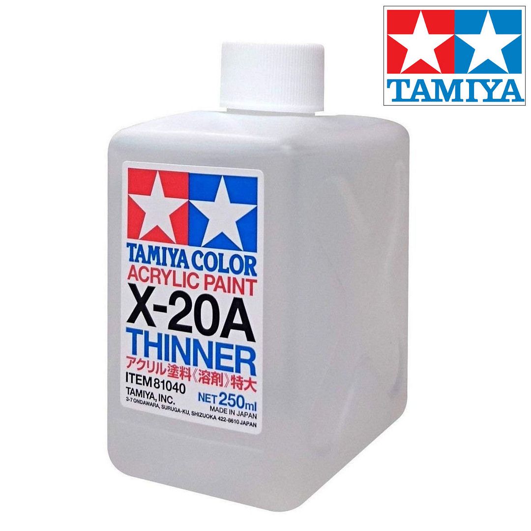Tamiya X20A Acrylic Paint Thinner 250ml Bottle 81040 4950344996636 eBay